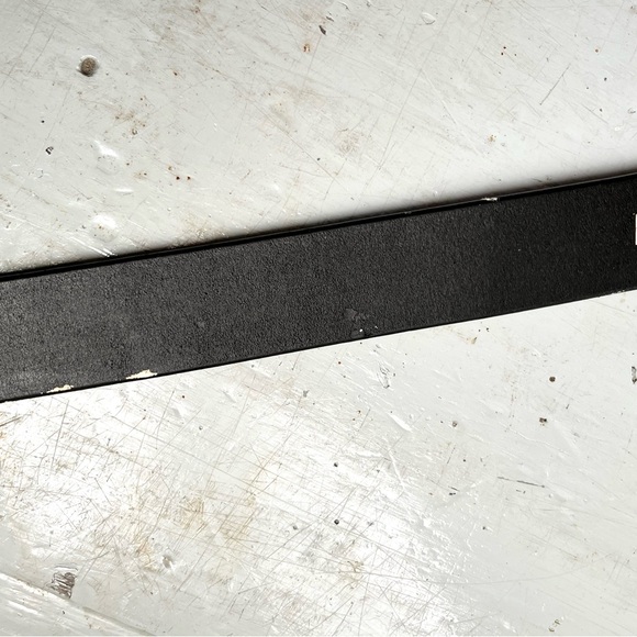 Black Leather Belt size 32 - Picture 2 of 3